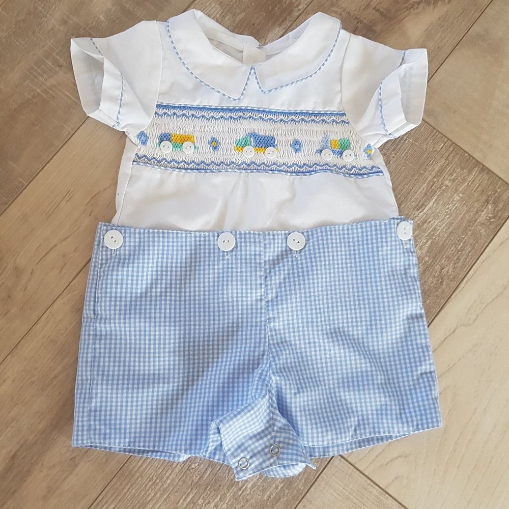 Sweet Dreams dressy baby boy outfit 3 months